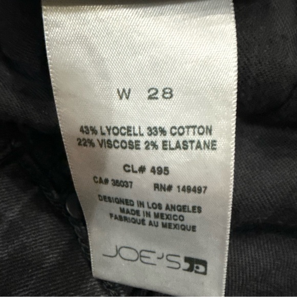 Joe's Jeans Flawless The Icon Y2K Black MidRise Skinny Ankle Jeans / 28 / GUC* - Picture 9 of 10